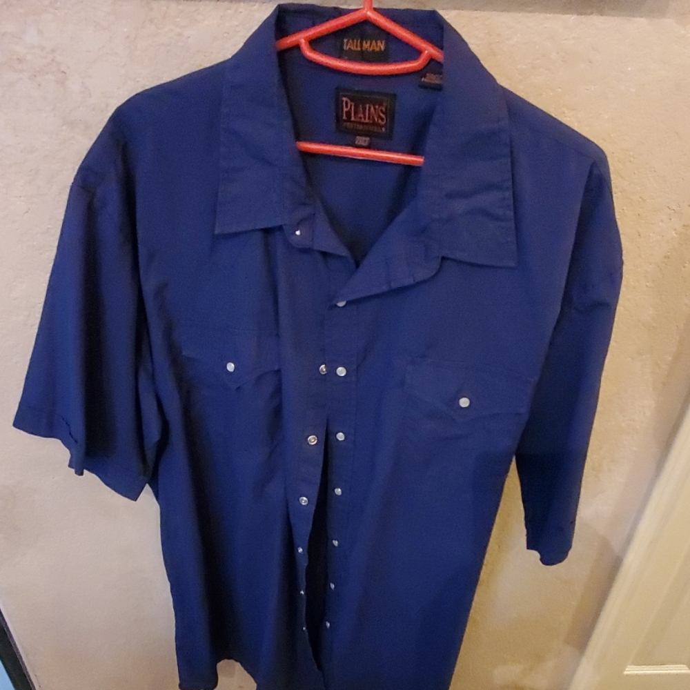 Western Pearl Snap shirt, short sleeve